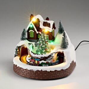 ΧΡΙΣΤΟΥΓΕΝΝΙΑΤΙΚΟ ΧΩΡΙΟ ΔΕΝΤΡΟ & ΤΡΕΝΑΚΙ ΜΕ ΦΩΣ