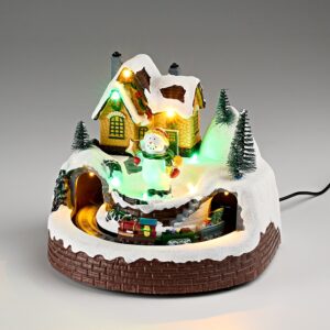 ΧΡΙΣΤΟΥΓΕΝΝΙΑΤΙΚΟ ΧΩΡΙΟ ΤΡΕΝΑΚΙ ΜΕ ΦΩΣ