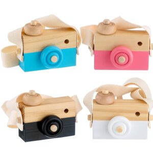 ΞΥΛΙΝΗ ΠΑΙΔΙΚΗ ΦΩΤΟΓΡΑΦΙΚΗ ΜΗΧΑΝΗ ΜΕ ΛΟΥΡΑΚΙ 9 ΧΡΩΜΑΤΩΝ 9x3x8Y