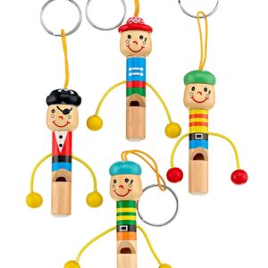 ΣΦΥΡΙΧΤΡΑ ΞΥΛΙΝΗ ΠΕΙΡΑΤΗΣ 4 ΣΧΕΔΙΩΝ 7.5cm