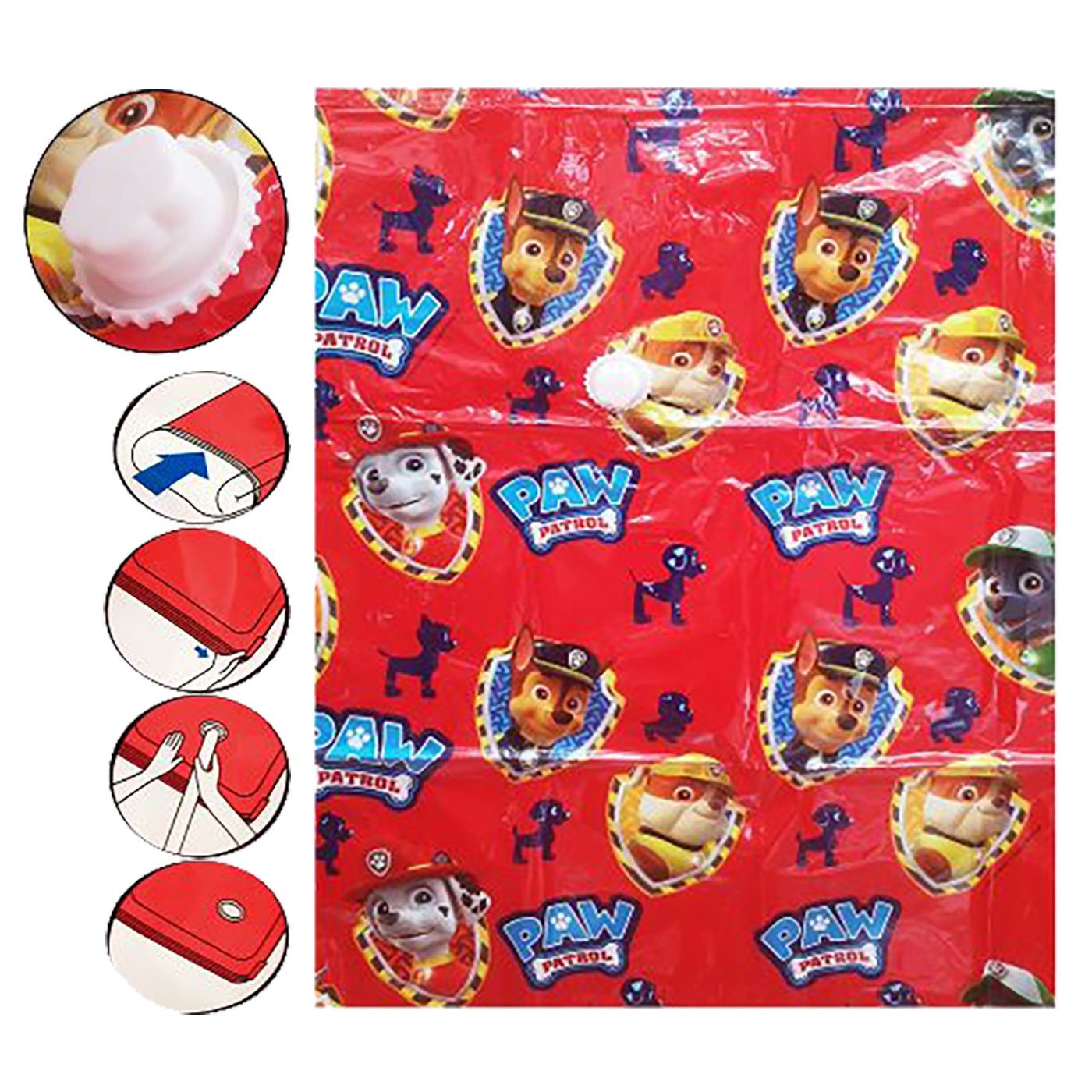 Σακούλα Πλαστική Ρούχων Αφαίρεσης Αέρα paw Patrol 80x60cm Paw Patrol Σακούλα Πλαστική Ρούχων Αφαίρεσης Αέρα paw Patrol 80x60cm Paw Patrol