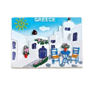 ΜΑΓΝΗΤΑΚΙ ΠΑΡΑΛΛΗΛΟΓΡΑΜΜΟ ΝΗΣΙΩΤΙΚΗ ΑΥΛΗ ''GREECE'' 7x5cm