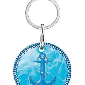 ΜΠΡΕΛΟΚ ΓΥΑΛΙΝΟ ΑΓΚΥΡΑ ''GREECE'' Φ5cm