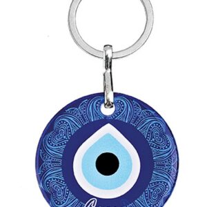 ΜΠΡΕΛΟΚ ΓΥΑΛΙΝΟ ΜΑΤΙ ''GREECE'' Φ5cm