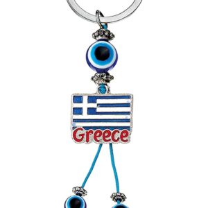 ΜΕΤΑΛΛΙΚΟ ΜΠΡΕΛΟΚ ΕΛΛΗΝΙΚΗ ΣΗΜΑΙΑ ''GREECE'' 12 cm