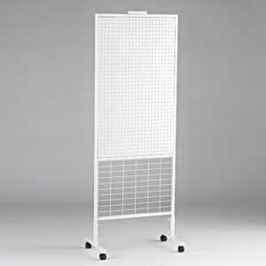 ΣΤΑΝΤ ΠΑΡΟΥΣΙΑΣΗΣ ΠΡΟΪΟΝΤΩΝ ΓΙΑ ΓΑΤΖΑΚΙΑ/ΜΑΓΝΗΤΑΚΙΑ ΜΕΤΑΛΛΙΚΟ ΛΕΥΚΟ 61x170cm