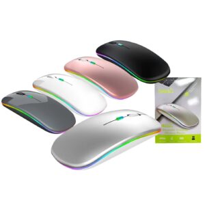 Ποντίκι Ασύρματο RGB Επαναφορτιζόμενο  JustNote 10955