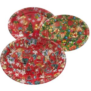 Δίσκος Χριστουγέννων Οβάλ 40x31cm Xmasfest 1131286