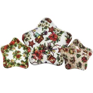 Δίσκος Χριστουγεννιάτικος Αστέρι 32cm Xmasfest 1131288