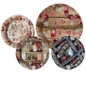 Δισκάκι Χριστουγέννων Στρογγυλό ø22cm Xmasfest 1131294