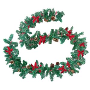 Γιρλάντα Στολισμένη Σκληρή με Φιόγκους