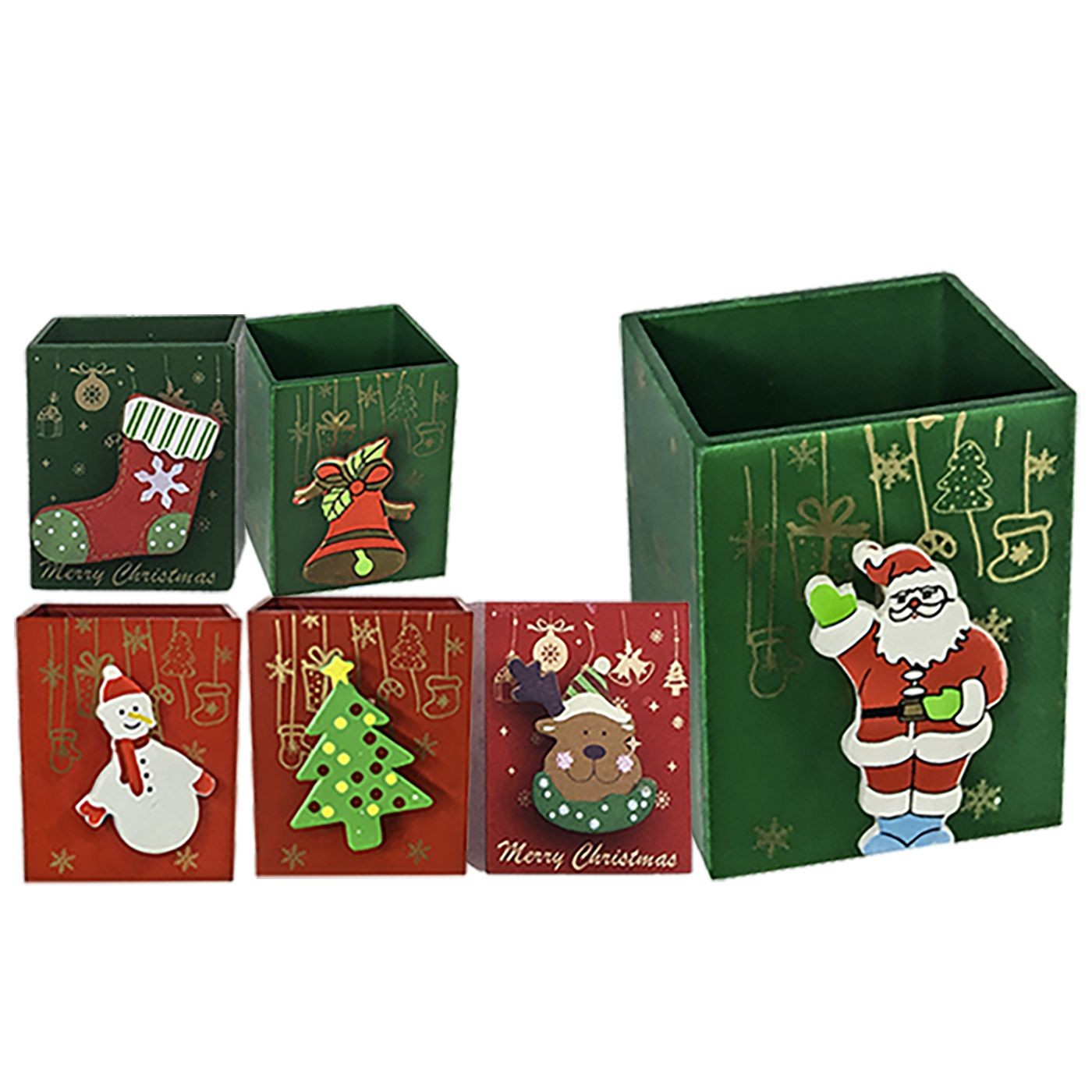 Μολυβοθήκη Χριστουγέννων 4 Σχέδια 8x7x5cm Xmasfest 1131893 Μολυβοθήκη Χριστουγέννων 4 Σχέδια 8x7x5cm Xmasfest 1131893