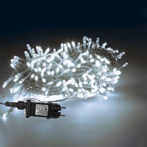 240 Λαμπάκια LED Λευκό Ψυχρό σε Σειρά με Προγράμματα IP44 15m Xmasfest 1132592