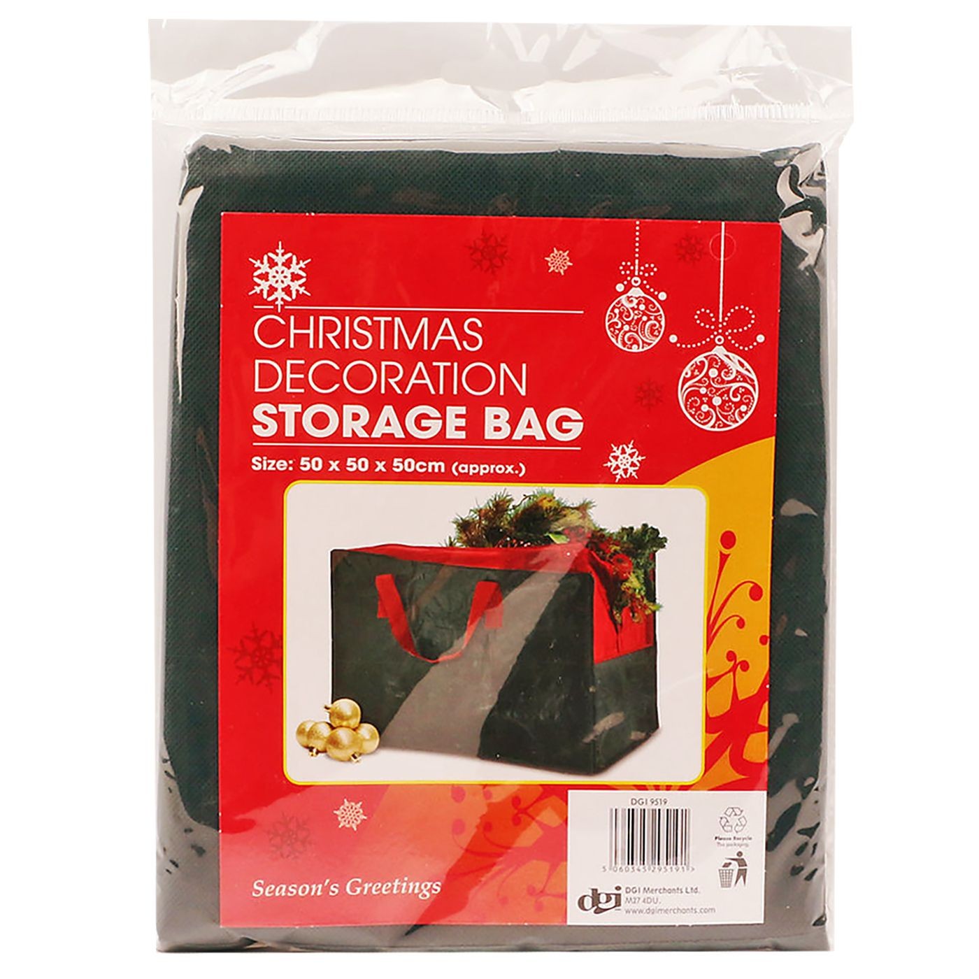 Τσάντα Αποθήκευσης Χριστουγεννιάτικου Στολισμού 50x50x50cm Xmasfest 1132888 Τσάντα Αποθήκευσης Χριστουγεννιάτικου Στολισμού 50x50x50cm Xmasfest 1132888