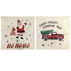 Θήκη Μαξιλαριού Σχέδιο Αμάξι-Άγιος 43x43cm Xmasfest 1132939