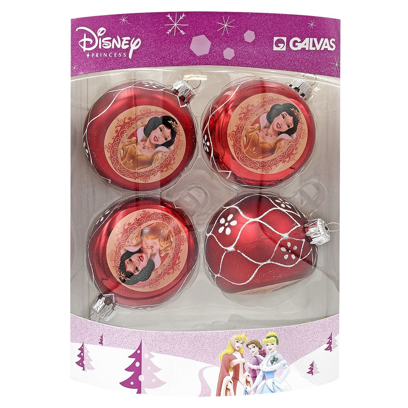 Μπάλες Princess πακ=4 τεμ φ7.5cm ø7,5cm Disney Μπάλες Princess πακ=4 τεμ φ7.5cm ø7