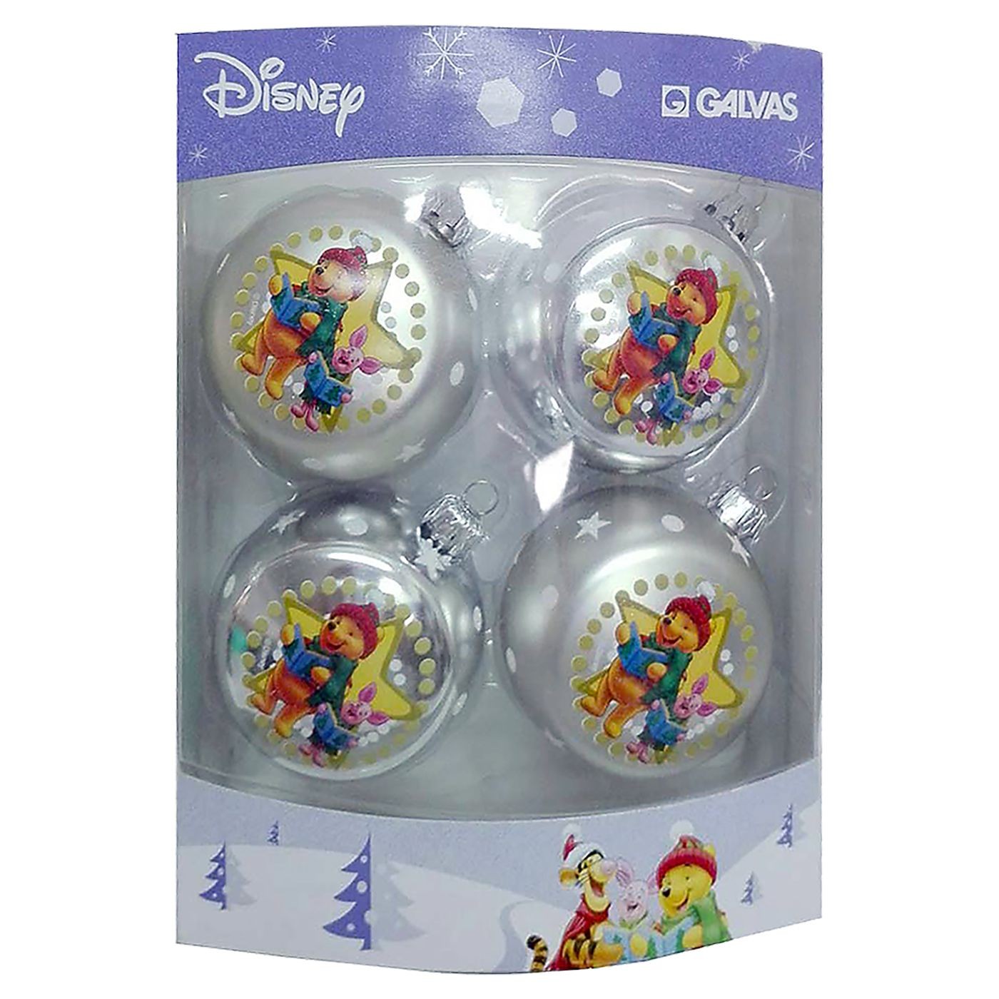 Μπάλες Winnie the Pooh πακ=4 τεμ φ7.5cm ø7,5cm Winnie The Pooh Μπάλες Winnie the Pooh πακ=4 τεμ φ7.5cm ø7