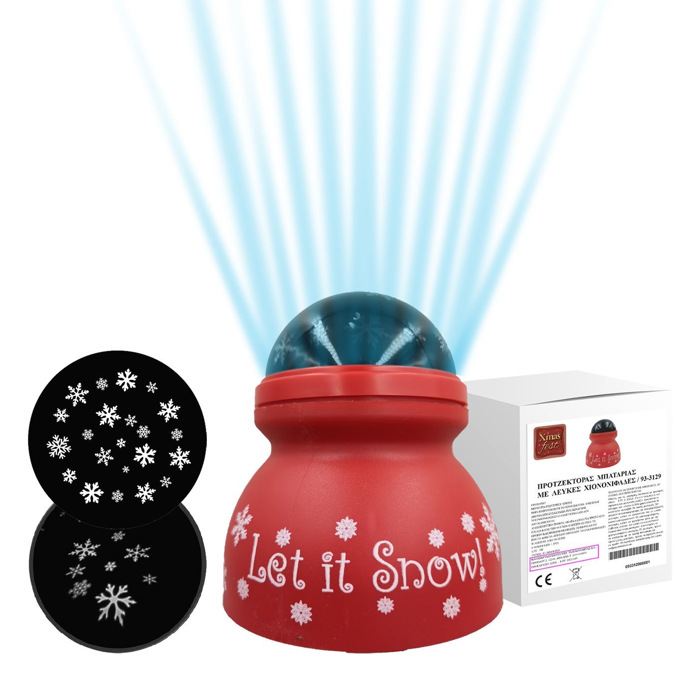 Προτζέκτορας Περιστρεφόμενος Μίνι Usb/μπαταρίας Xmasfest 1133149 Προτζέκτορας Περιστρεφόμενος Μίνι Usb/μπαταρίας Xmasfest 1133149