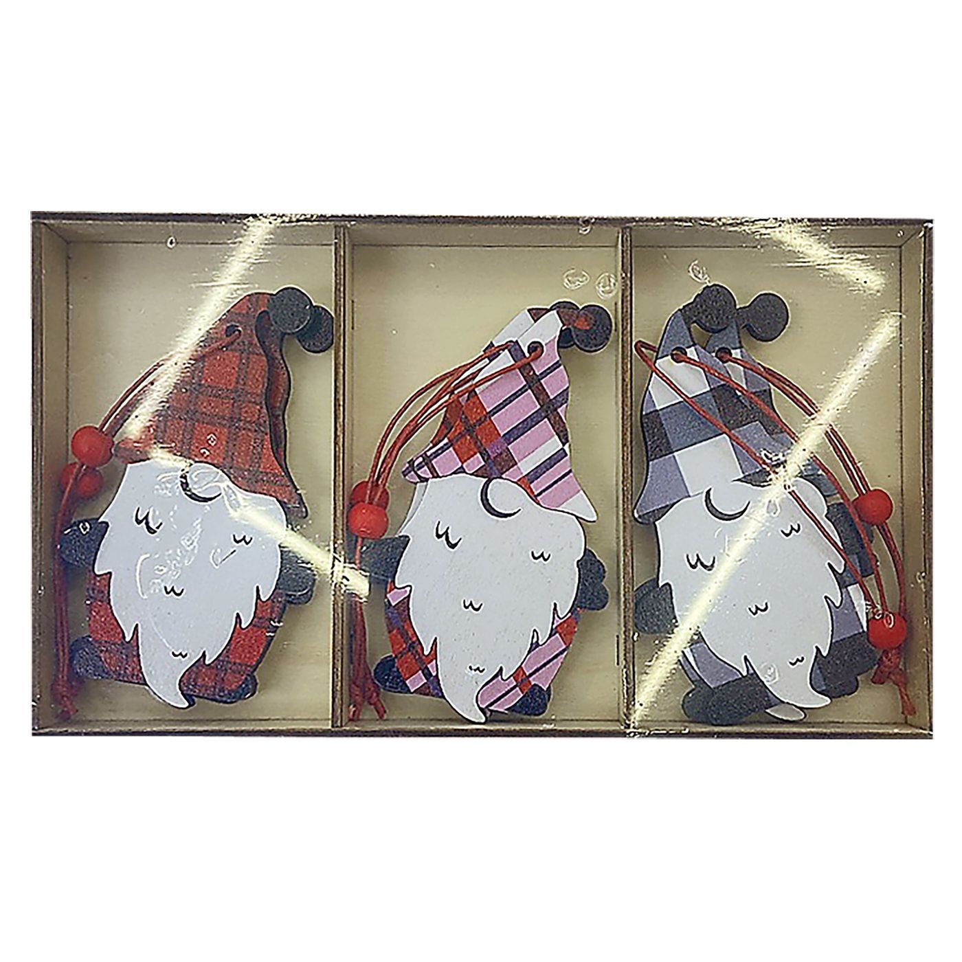 Στολίδια Ξύλινοι Άγιοι 6τεμ σε Display Κουτί=18x10cm, Στολίδι= ~8,5x5cm Xmasfest 1133161 Στολίδια Ξύλινοι Άγιοι 6τεμ σε Display Κουτί=18x10cm