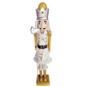 Καρυοθραύστης Γίγας με Λευκά Ρούχα 55cm Xmasfest 1133474