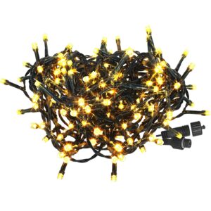 510 Λαμπάκια LED Λευκό Θερμό σε Σειρά με Επέκταση & Προγράμματα Ip44 25