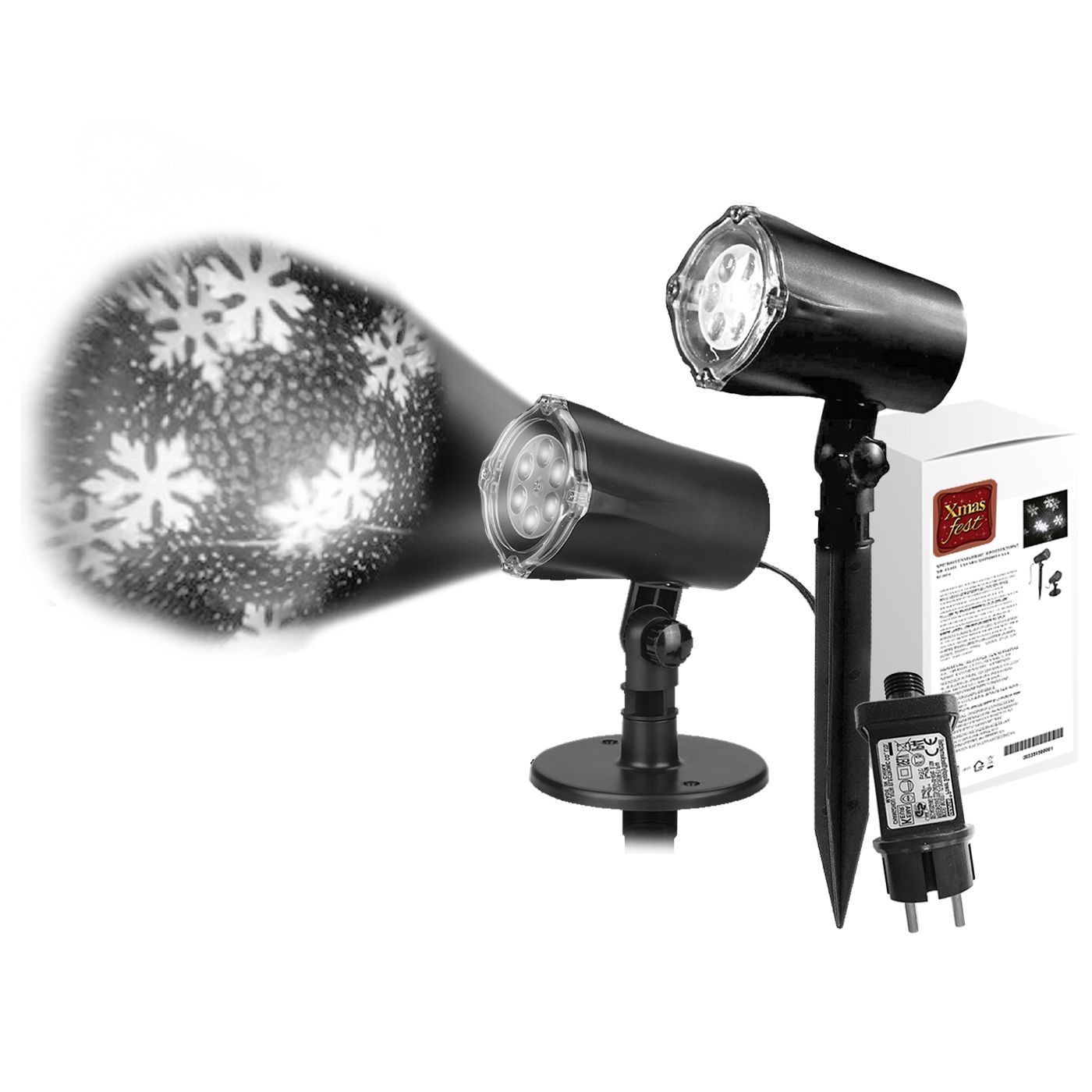 Προτζέκτορας 4 led Χιονοθύελλα Ip44 Καλύπτει Επιφάνεια 40+ m2 Xmasfest 1133535 Προτζέκτορας 4 led Χιονοθύελλα Ip44 Καλύπτει Επιφάνεια 40+ m2 Xmasfest 1133535