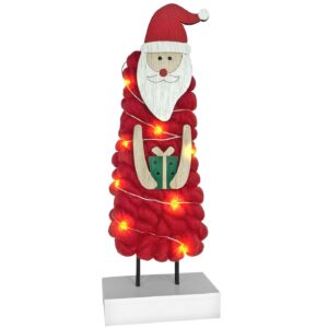 Άγιος Ξύλινος με Μάλλινο και 10led 29x10x4