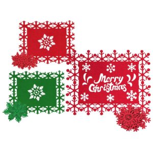 Σουπλά & Σουβέρ Τσόχινα σετ=4 + 4 τεμ Σουπλά= 33x25cm