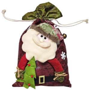 Σάκος Άγιος Βασίλης με Κουδούνι 55x35cm Xmasfest 1133731