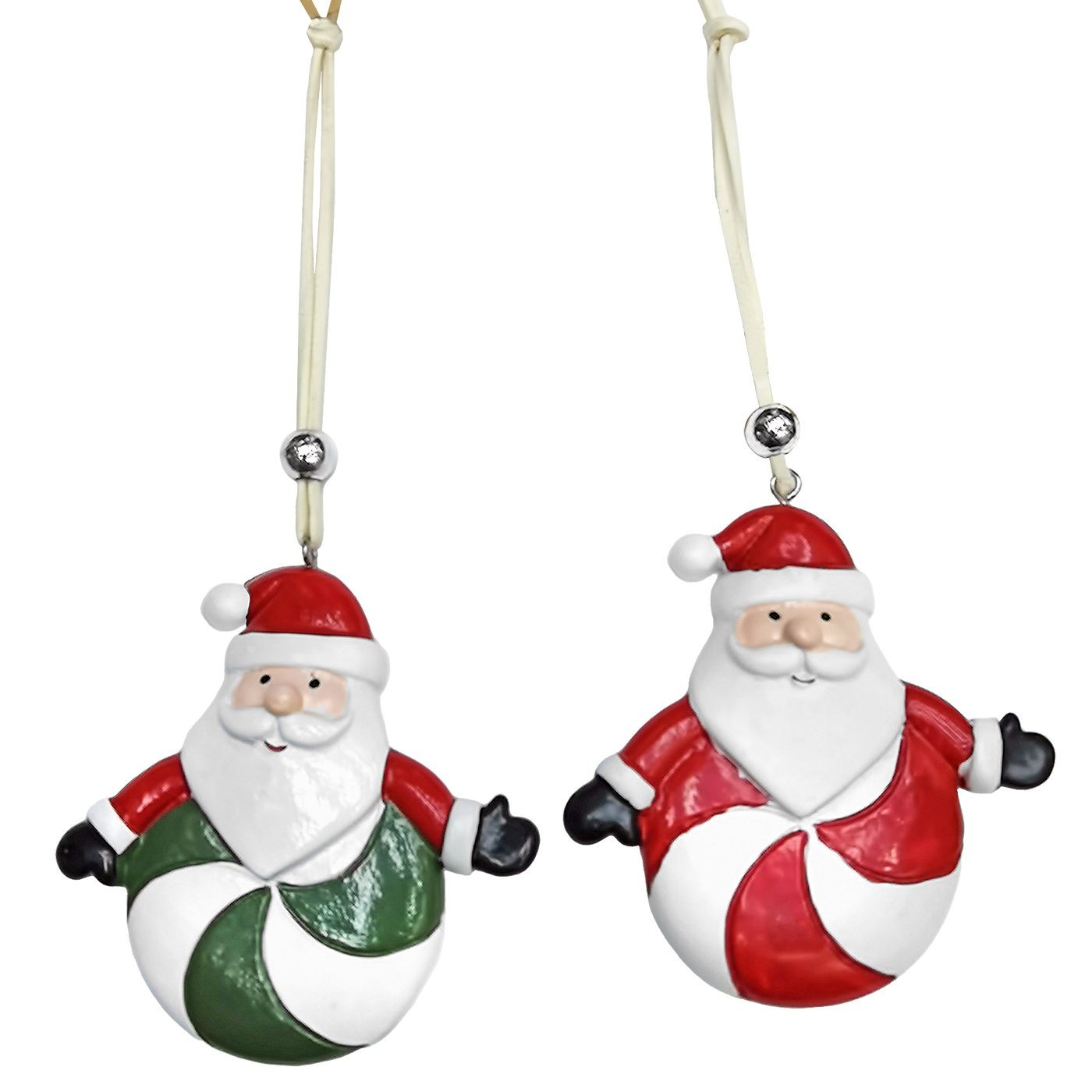 Στολίδι Polyresin Άγιος σε Τροχό 7,5cm Xmasfest 1133750 Στολίδι Polyresin Άγιος σε Τροχό 7