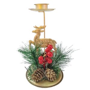 Κηροπήγιο για Μακρύ Κερί με Ελάφι 15