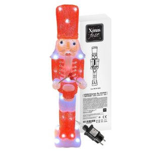 Καρυοθραύστης Ακρυλικός με 40led Λευκό Ψυχρό Ip44 57x12x10cm Xmasfest 1133852