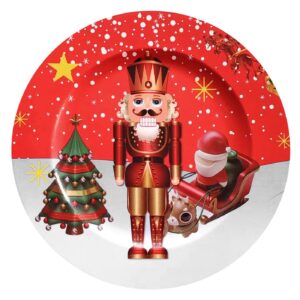 Πιατέλα Πλαστική Καρυοθραύστης Φ31cm Xmasfest 1133873