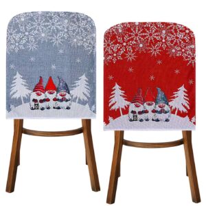 Κάλυμμα Πλάτης Καρέκλας Λινάτσα Gnome 58x47cm Xmasfest 1133956