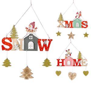 Στολίδι Ξύλινη Παράσταση Xmas 22x13cm Xmasfest 1133968