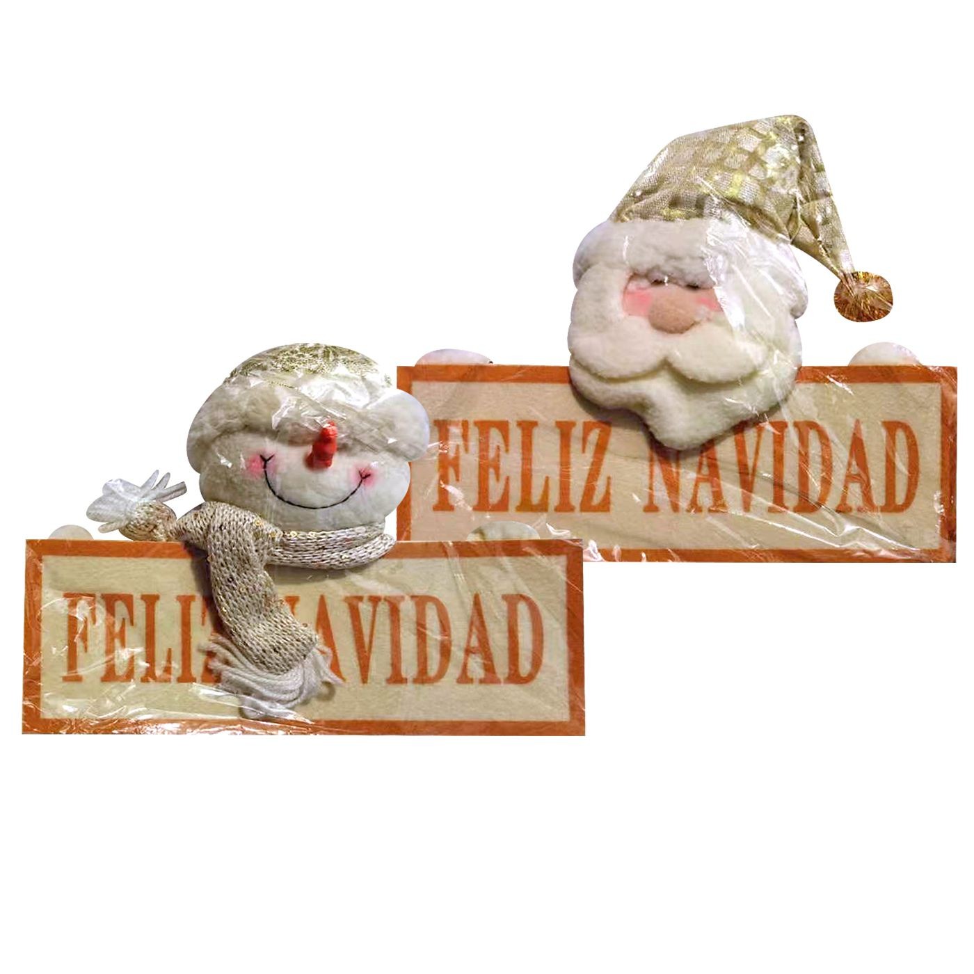 Πινακίδα Feliz Navidad με Πάνινη Φιγούρα 36x28cm Xmasfest 1134046 Πινακίδα Feliz Navidad με Πάνινη Φιγούρα 36x28cm Xmasfest 1134046