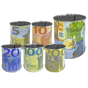 Κουμπαράς Μεταλλικός Ευρώ 12x11