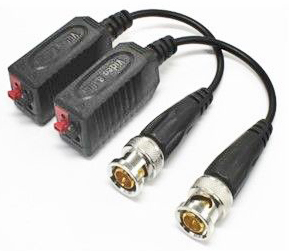 AHD Video Balun w/Lead 2pk