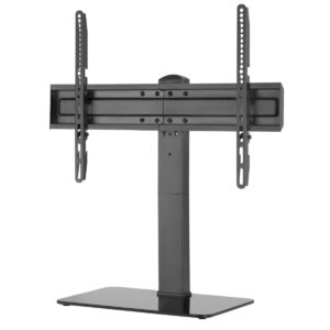 ATC-0323L Βάση Τηλεόρασης Επιτραπέζια Universal Περιστρεφόμενη με Γυάλινη Βάση 37" - 70"