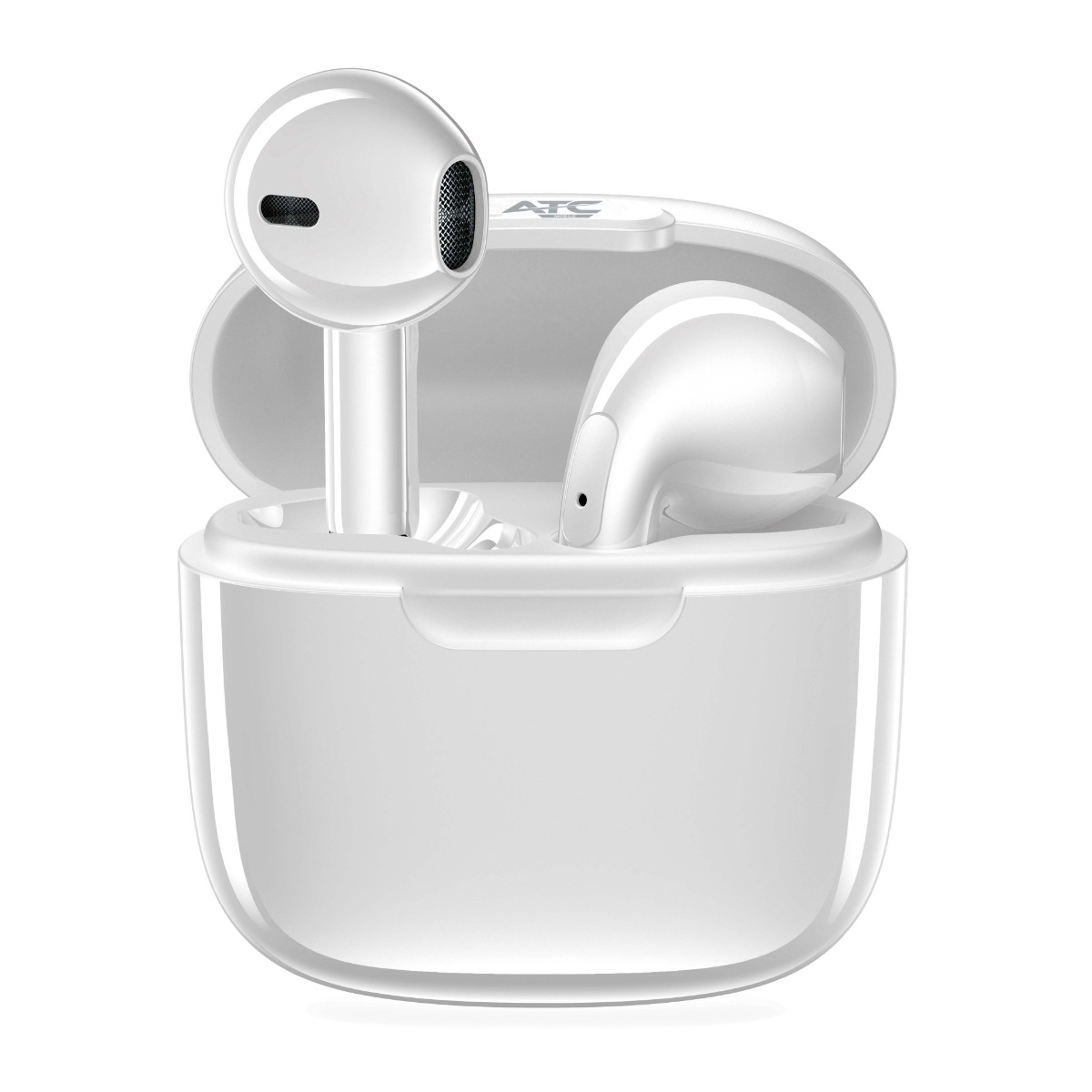 ATC-25 TWS Wireless Earphone White ATC-25 TWS Ασύρματα Ακουστικά Bluetooth Λευκό