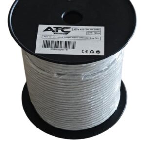 ATC-631 Στροφείο UTP CAT6 Εσωτερικού Χώρου με Χαλκό Γκρι PVC 100m