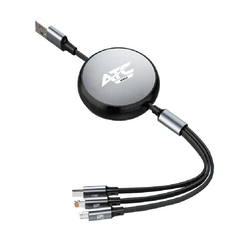 ATC-C3in1 Καλώδιο Πολλαπλής Φόρτισης Lightning Type-C Micro ATC-C3in1 Καλώδιο Πολλαπλής Φόρτισης Lightning Type-C Micro