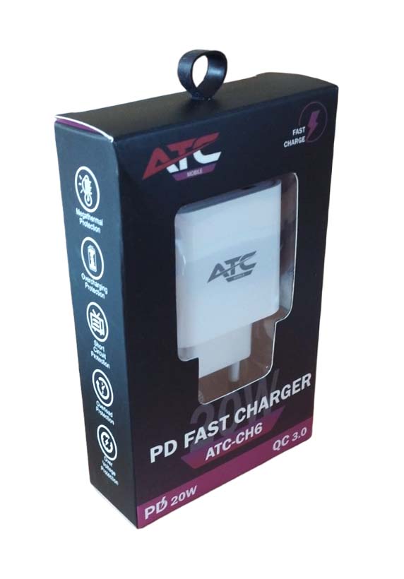 ATC-CH6 Fast Charger PD 20W ATC-CH6 Fast Charger PD 20W - Image 3