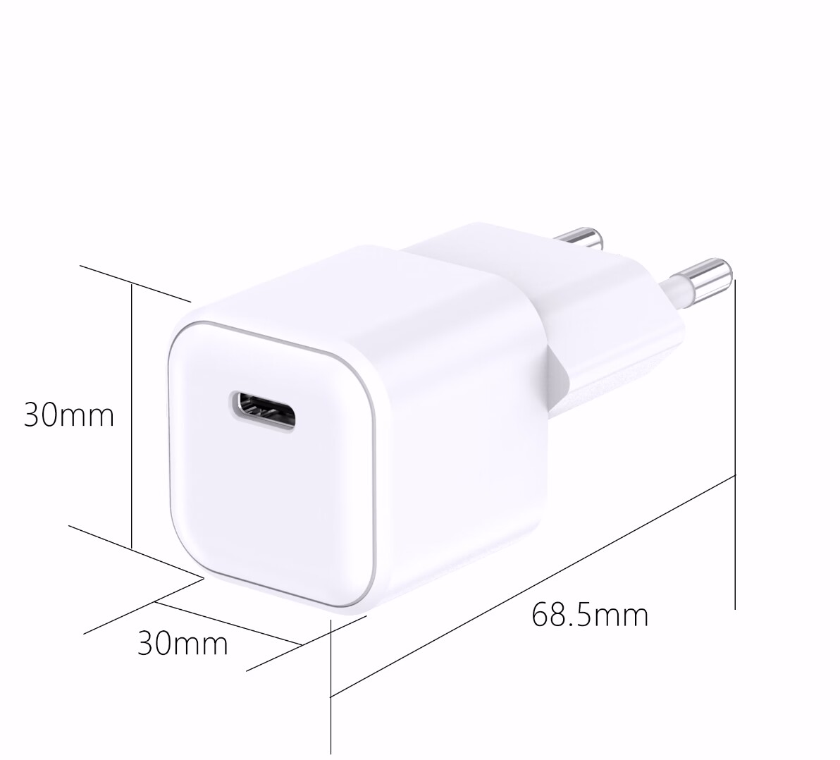 ATC-CHF1 Ultra Fast GaN Charger 20w White (Nano) ATC-CHF1 Ultra Fast GaN Charger 20w White (Nano) - Image 3