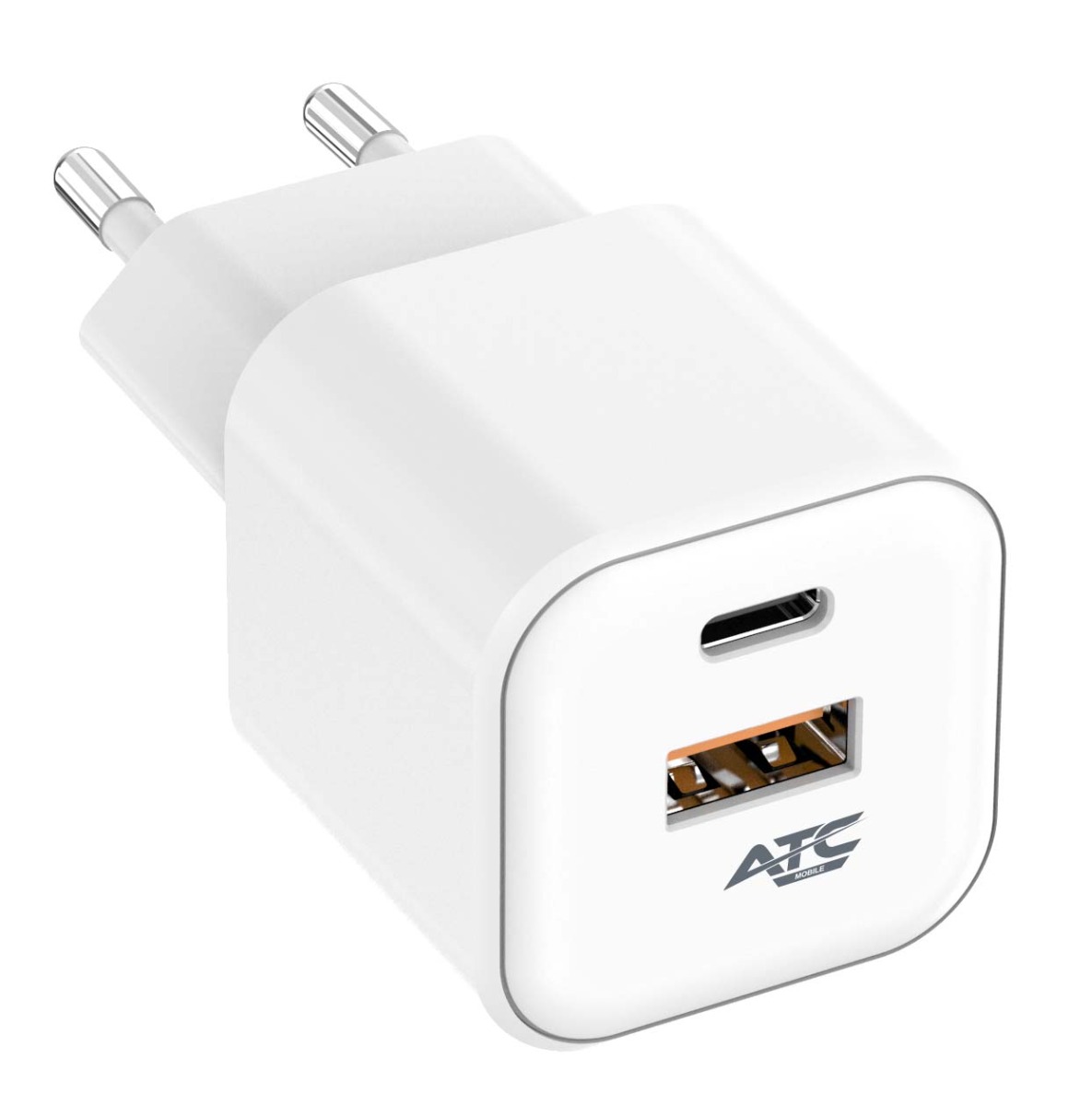 ATC-CHF15 Φορτιστής GaN Ταχείας Φόρτισης με 2 Θύρες USB-A & Type-C 20W ATC-CHF15 Φορτιστής GaN Ταχείας Φόρτισης με 2 Θύρες USB-A & Type-C 20W - Image 5