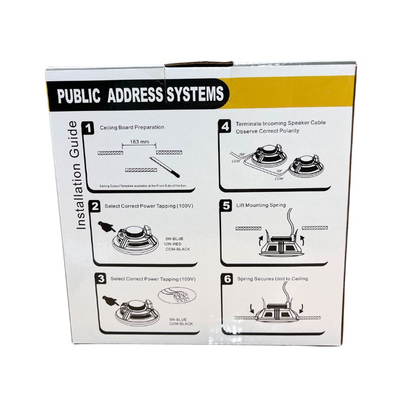 ATC-CSP106 Ηχείο Οροφής 70-100V 6" ATC-CSP106 Ηχείο Οροφής 70-100V 6" - Image 5