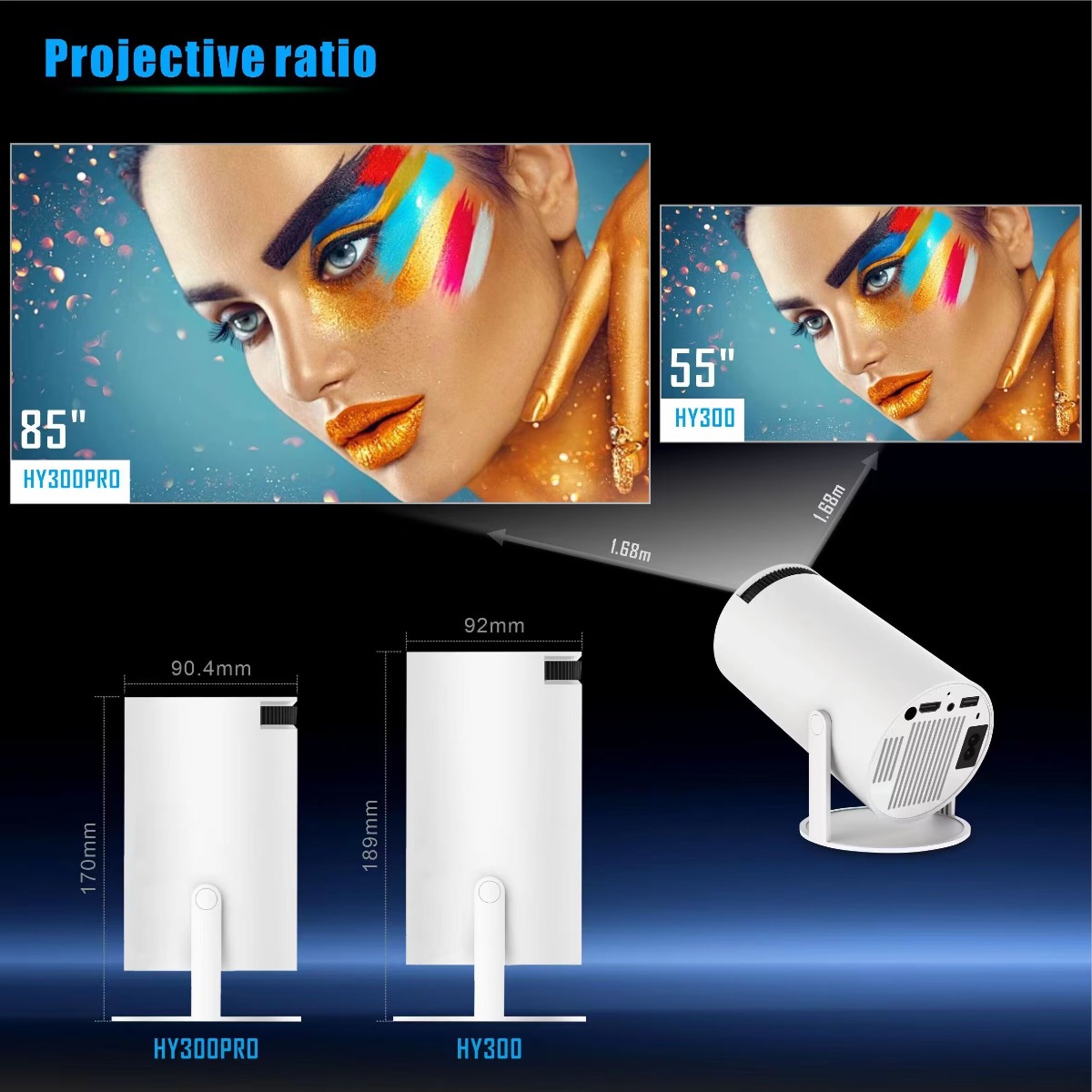 ATC H1 PRO Smart Android Προτζέκτορας ATC H1 PRO Smart Android Προτζέκτορας - Image 14