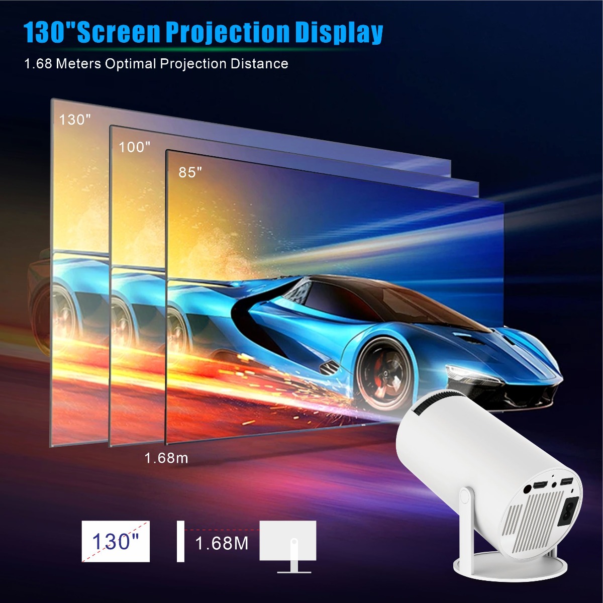 ATC H1 PRO Smart Android Προτζέκτορας ATC H1 PRO Smart Android Προτζέκτορας - Image 5
