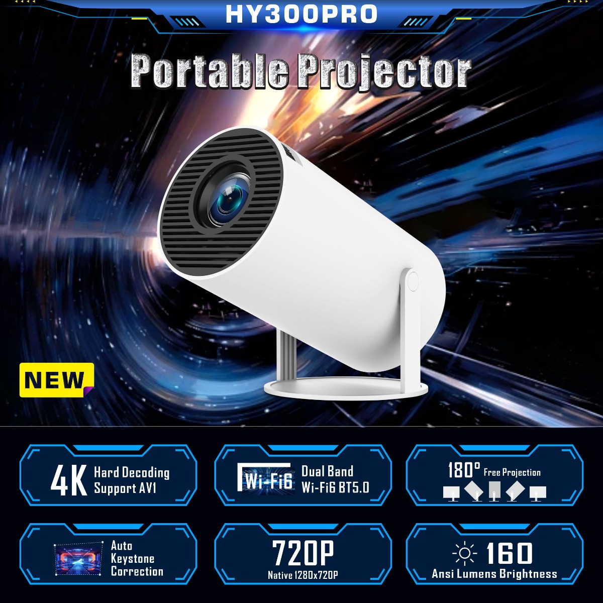ATC H1 PRO Smart Android Προτζέκτορας ATC H1 PRO Smart Android Προτζέκτορας - Image 6