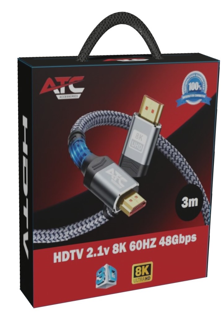 ATC HDTV 2.1V 8K 60HZ 48Gbps 3m ATC HDTV 2.1V 8K 60HZ 48Gbps 3m - Image 2